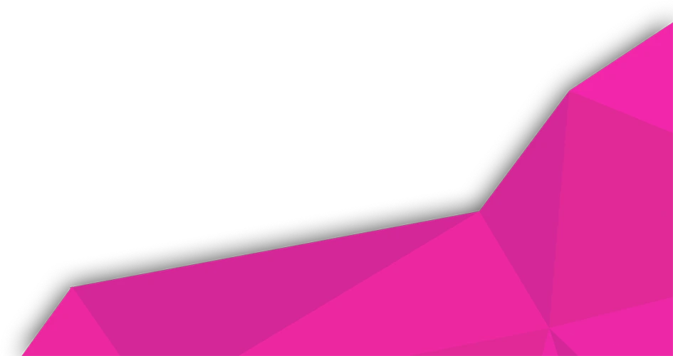 Pink origami bottom right