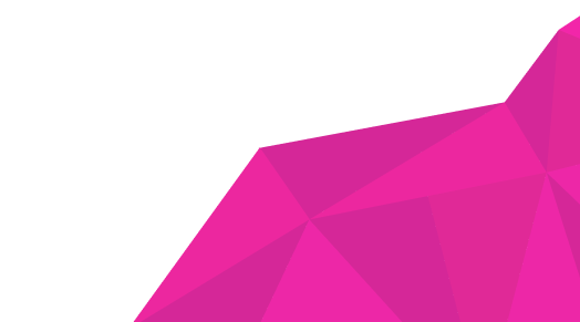 Pink origami bottom right