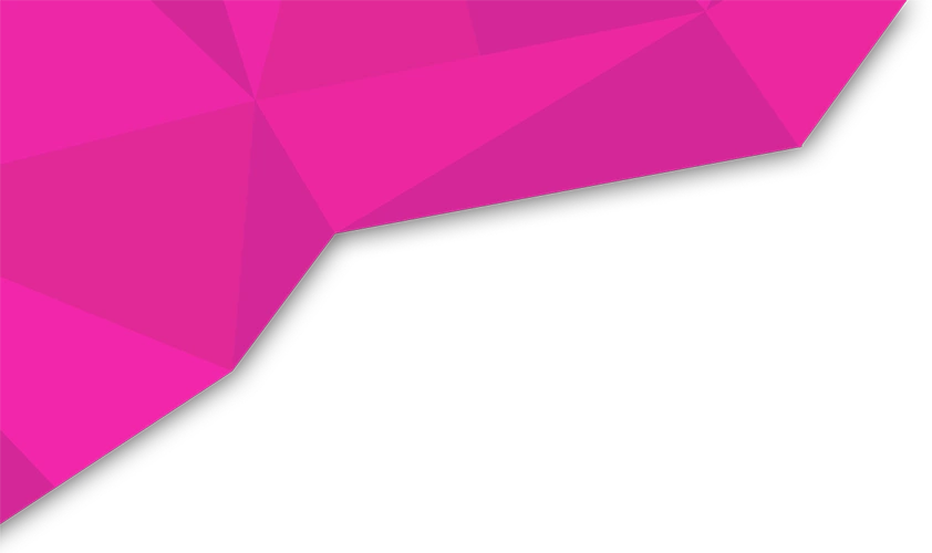 Pink origami top left